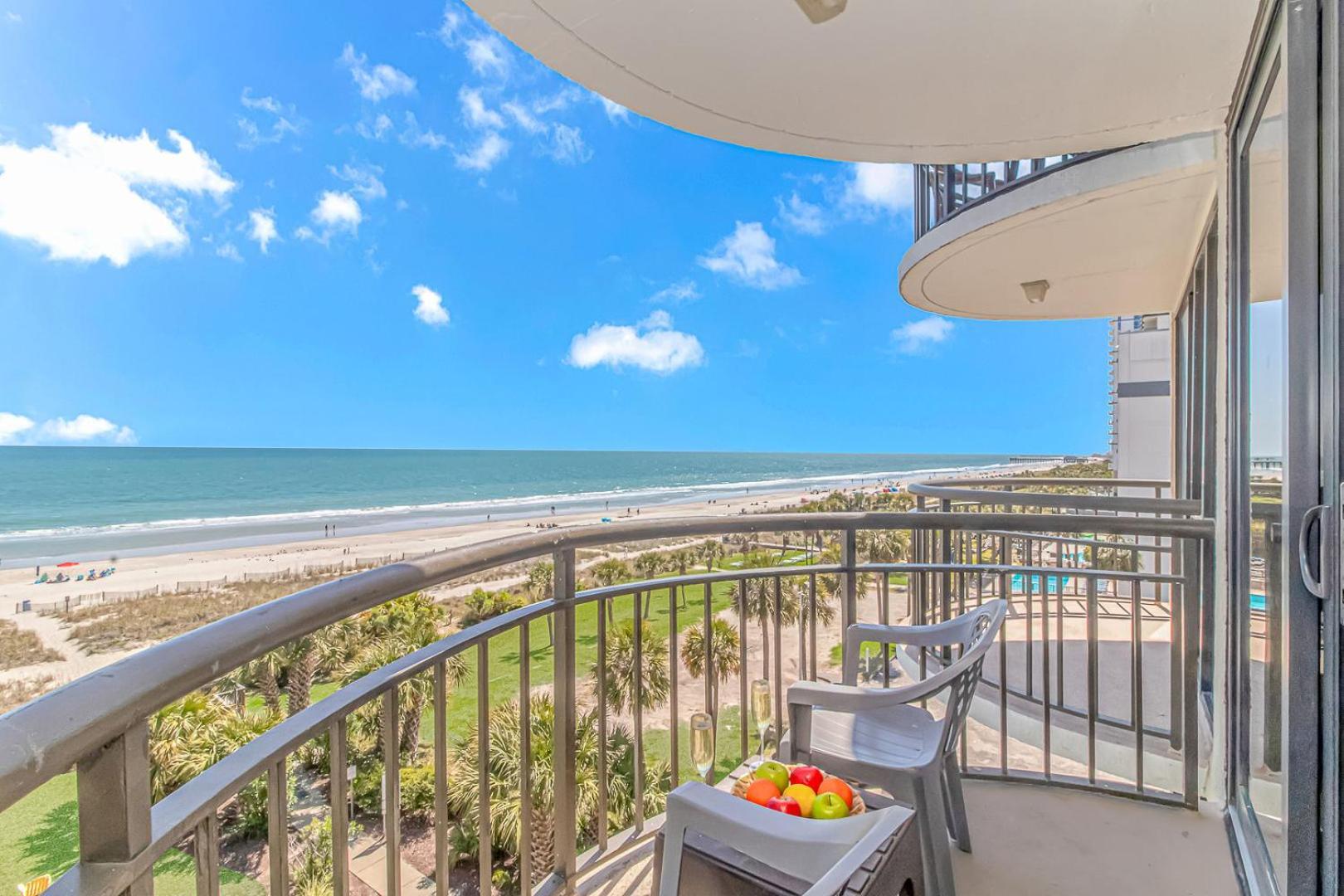 5Th Floor Direct Oceanfront Double Suite Sleeps 6 Meridian Plaza 503 Myrtle Beach Eksteriør bilde
