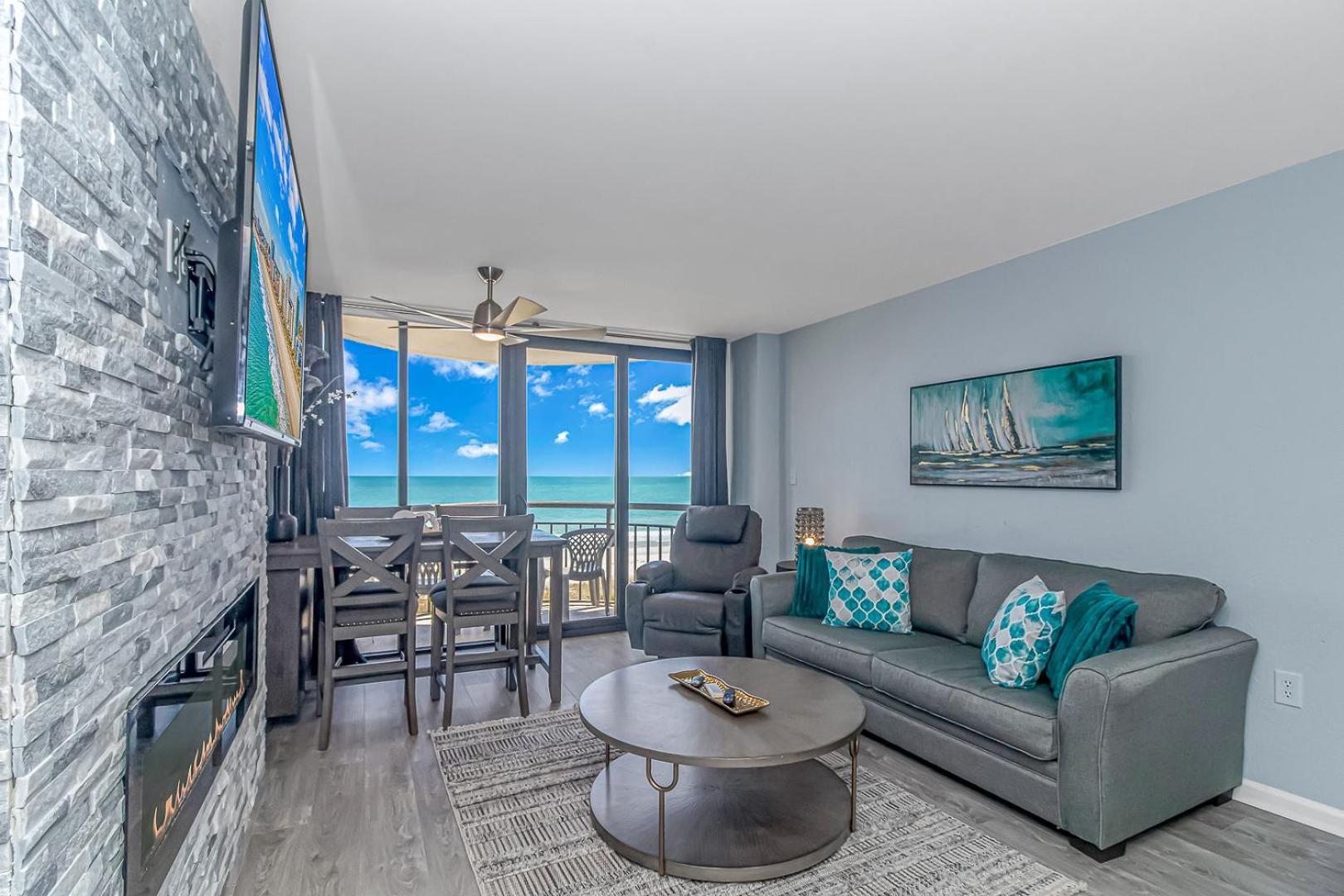 5Th Floor Direct Oceanfront Double Suite Sleeps 6 Meridian Plaza 503 Myrtle Beach Eksteriør bilde