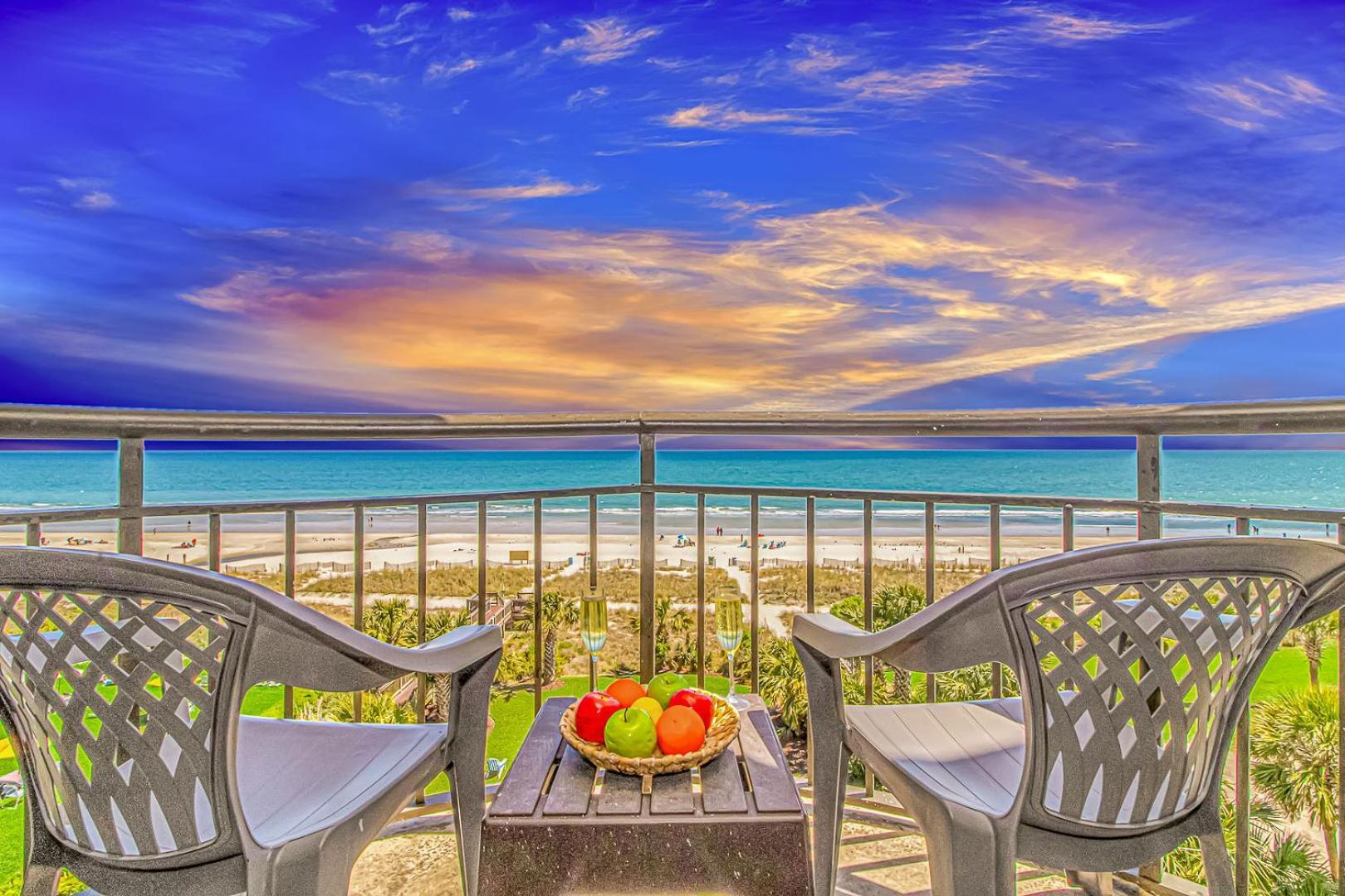5Th Floor Direct Oceanfront Double Suite Sleeps 6 Meridian Plaza 503 Myrtle Beach Eksteriør bilde
