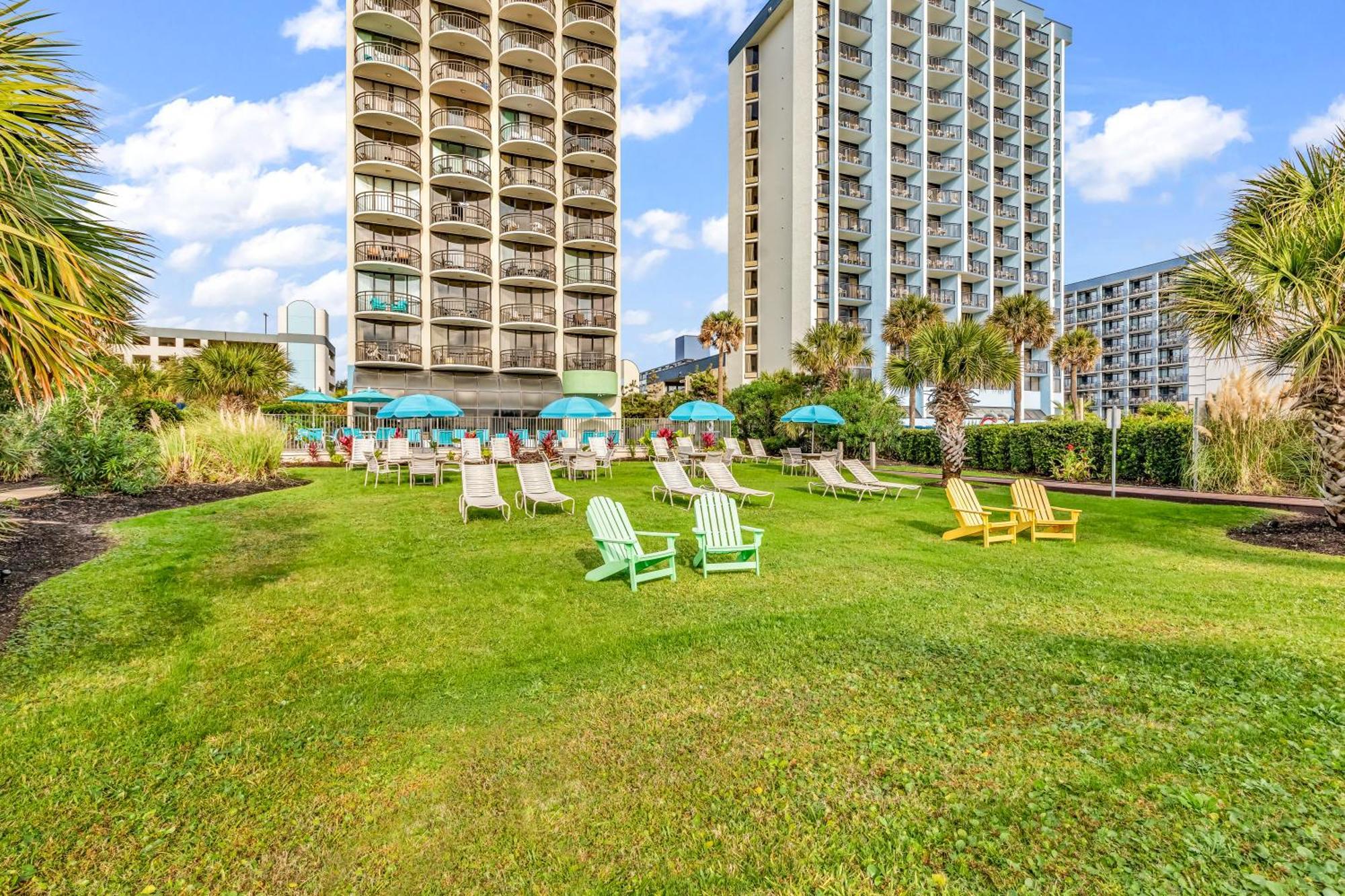 5Th Floor Direct Oceanfront Double Suite Sleeps 6 Meridian Plaza 503 Myrtle Beach Eksteriør bilde