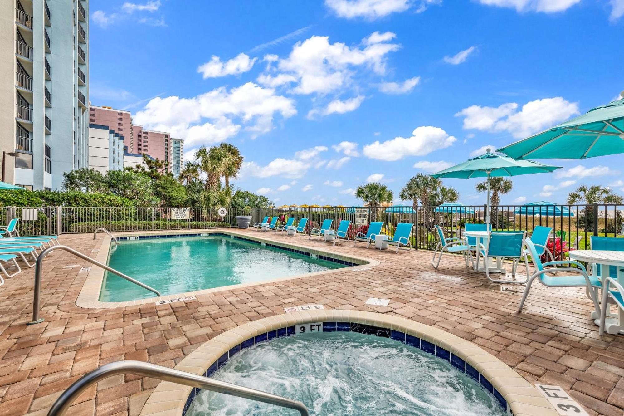 5Th Floor Direct Oceanfront Double Suite Sleeps 6 Meridian Plaza 503 Myrtle Beach Eksteriør bilde